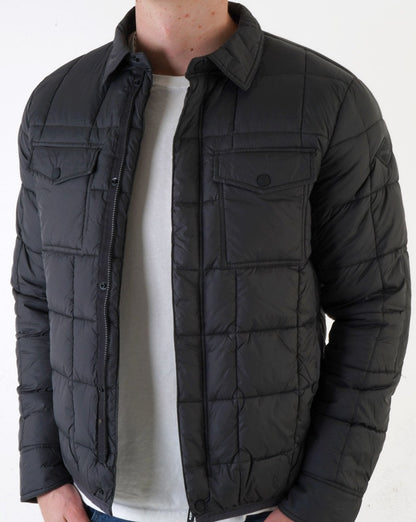 Replay Quilted Jacket Titanium