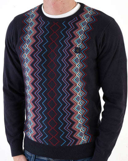 Gabicci Vintage Reeves Jumper Navy