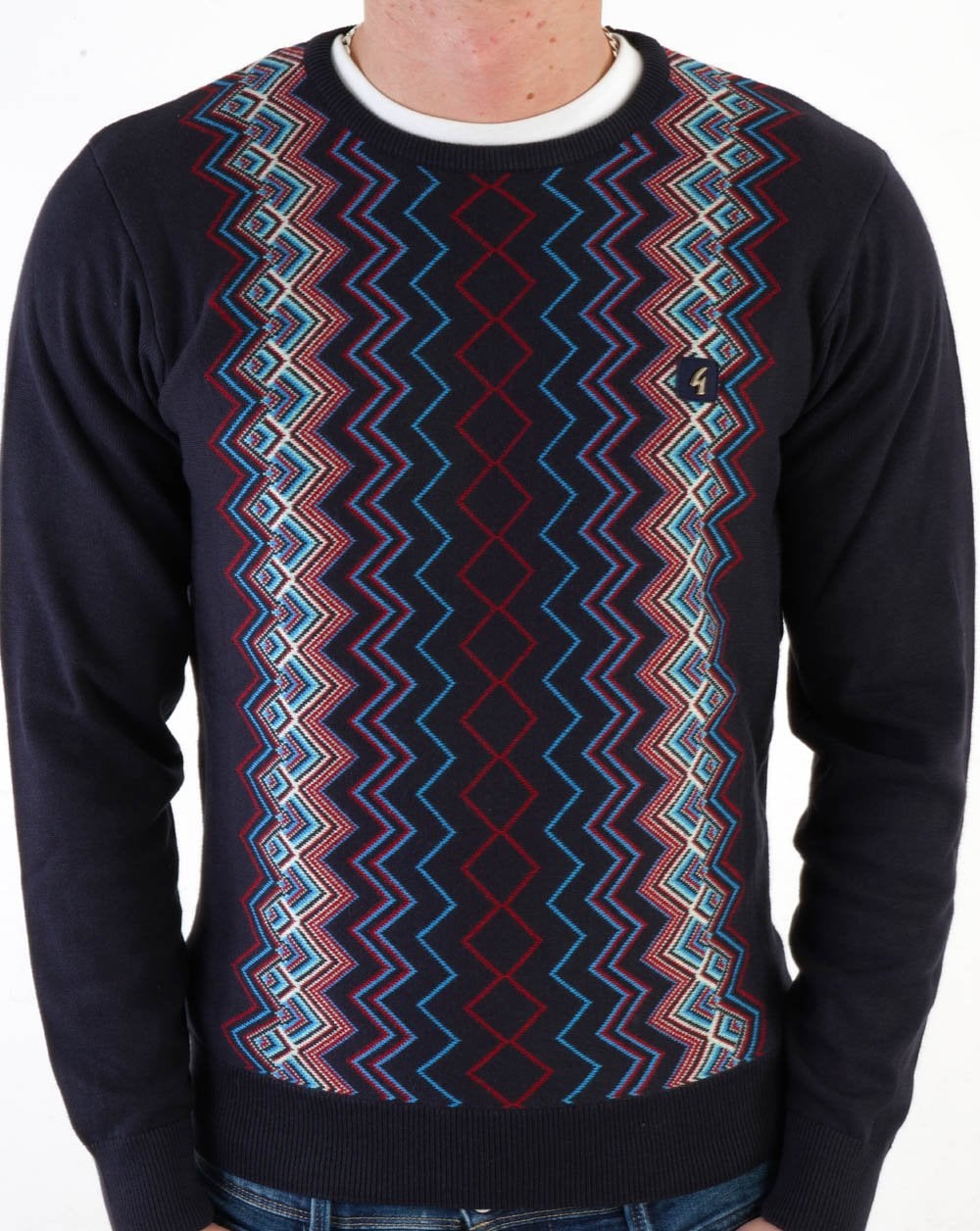 Gabicci Vintage Reeves Jumper Navy