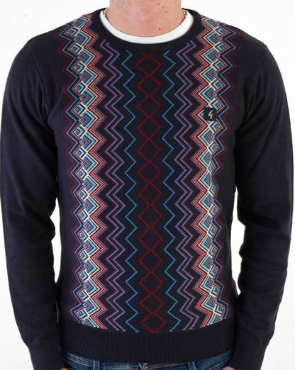 Gabicci Vintage Reeves Jumper Navy