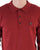 Gabicci Vintage Francesco LS Knitted Polo Dark Red