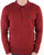 Gabicci Vintage Francesco LS Knitted Polo Dark Red