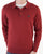 Gabicci Vintage Francesco LS Knitted Polo Dark Red