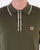 Gabicci Vintage Lineker Long Sleeve Knitted Polo Olive