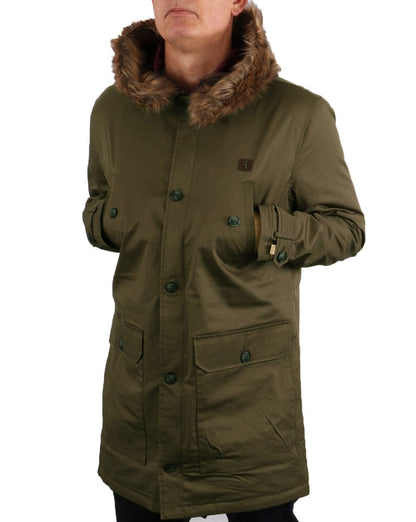 Gabicci Vintage Paxton Parka Green