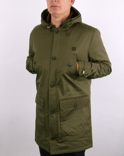 Gabicci Vintage Paxton Parka Green