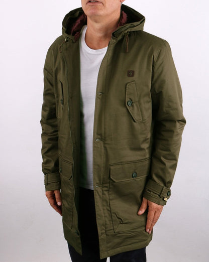 Gabicci Vintage Paxton Parka Green