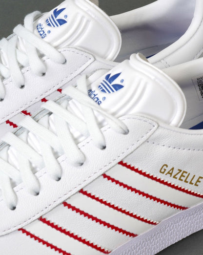 Adidas Gazelle Trainers White / Red