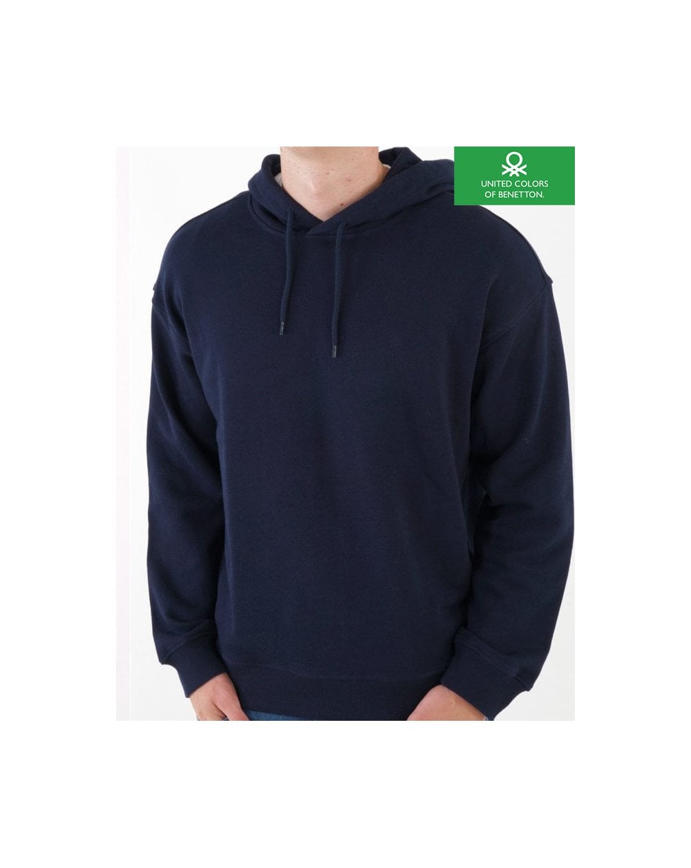 Benetton Cotton Hoodie Navy