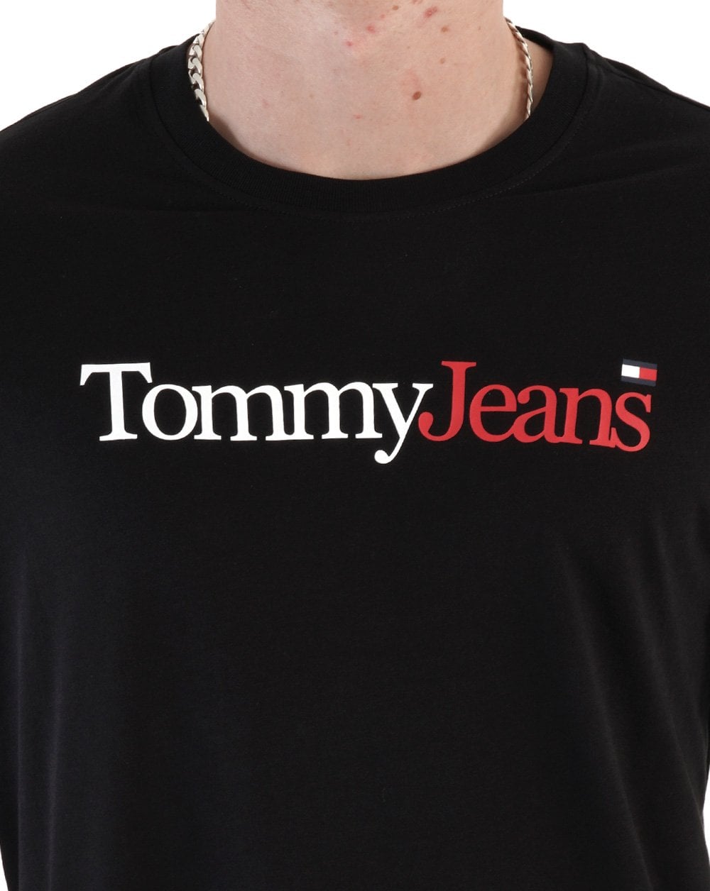 Tommy Jeans Logo T-shirt Black
