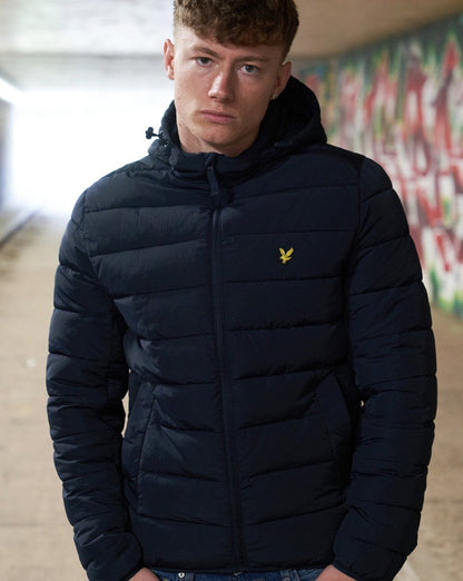 Lyle & Scott Lightweight Puffer Jacket Dark Navy