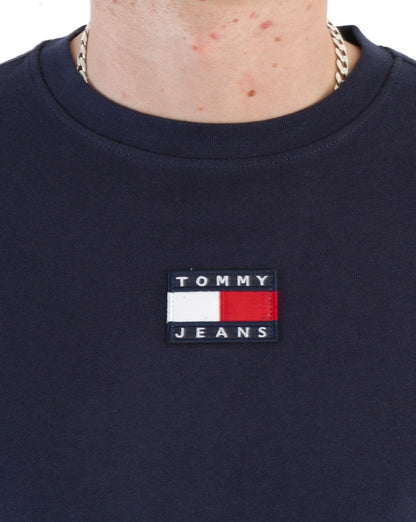 Tommy Jeans Badge Long Sleeve T-shirt Navy