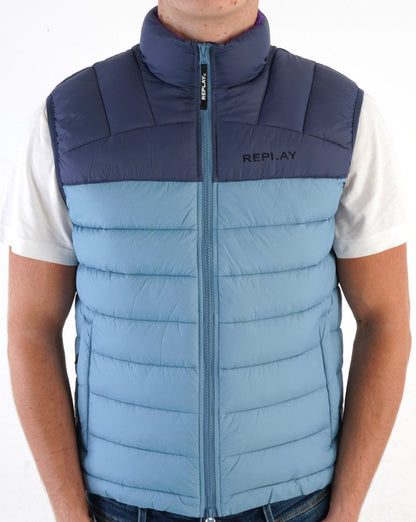 Replay Gilet Blue