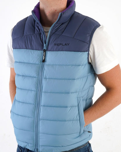 Replay Gilet Blue