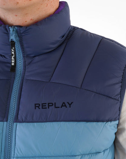 Replay Gilet Blue
