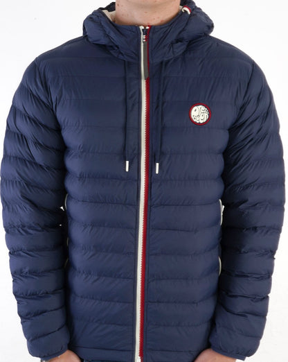 Pretty Green Tilby Quilted Jacket Navy