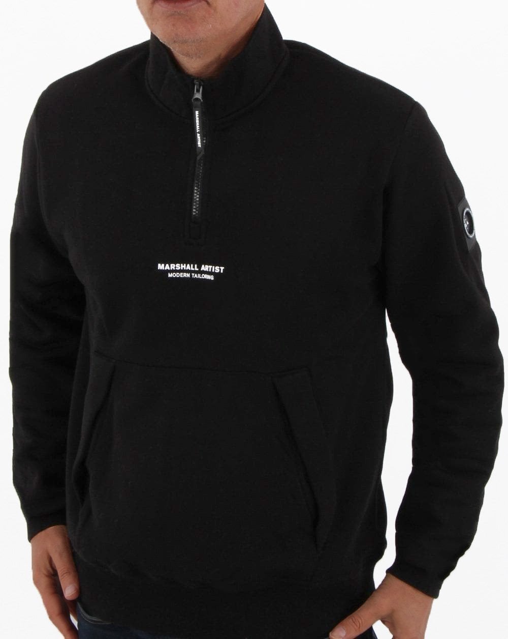 Marshall Artist Siren 1/4 Zip Sweat Black