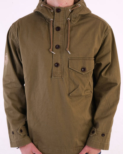 Pretty Green Forrest Smock Khaki Green