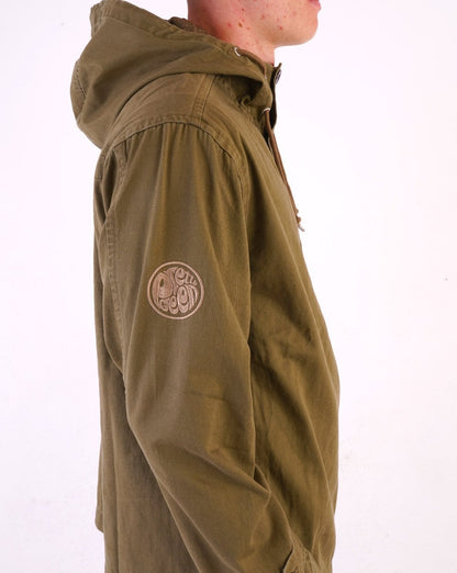 Pretty Green Forrest Smock Khaki Green