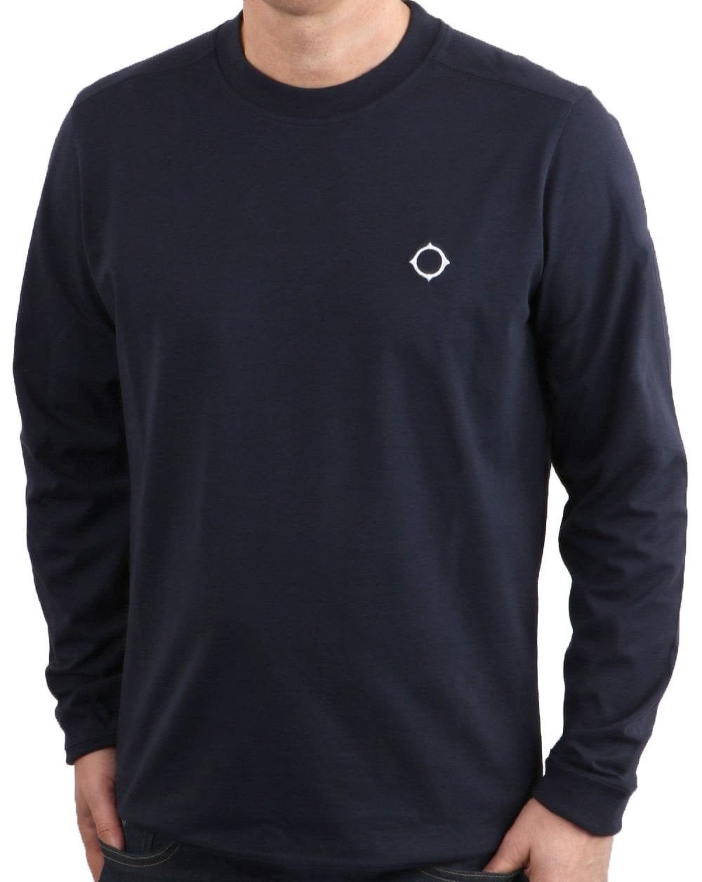 Ma.strum Long Sleeve Icon T-shirt Navy
