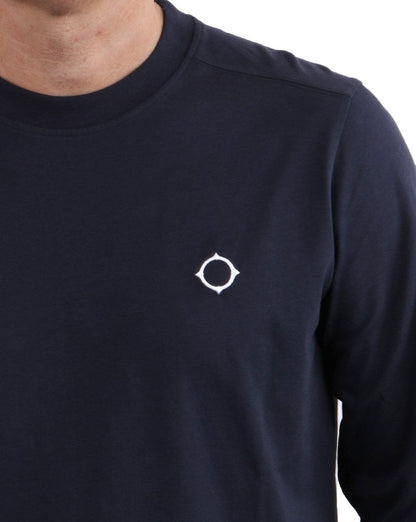 Ma.strum Long Sleeve Icon T-shirt Navy