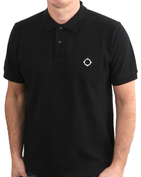 Ma.strum Pique Polo Black
