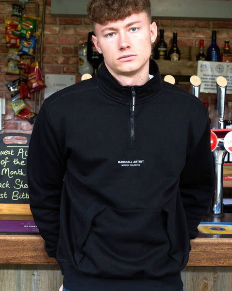 Marshall Artist Siren 1/4 Zip Sweat Black
