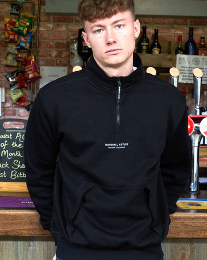 Marshall Artist Siren 1/4 Zip Sweat Black