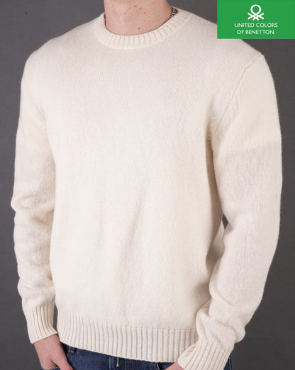 Benetton Sweater Ecru