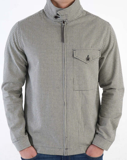 Pretty Green Houndstooth Overshirt Multi Colour