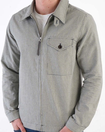 Pretty Green Houndstooth Overshirt Multi Colour