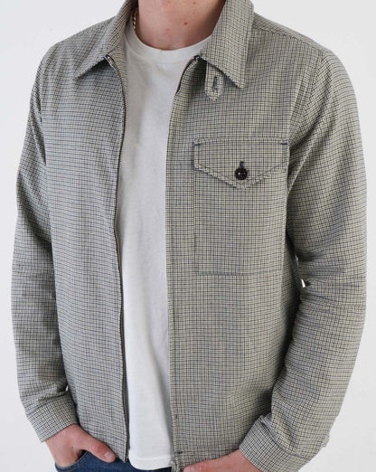 Pretty Green Houndstooth Overshirt Multi Colour