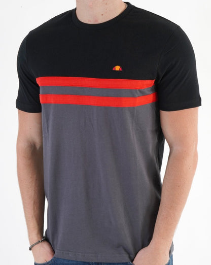 Ellesse Cavello T Shirt Dark Grey/Black