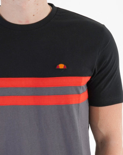 Ellesse Cavello T Shirt Dark Grey/Black