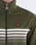 Ellesse Faded Multi Stripe Track Top Khaki Green