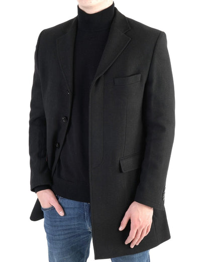 Trojan Woolmix Coat Black