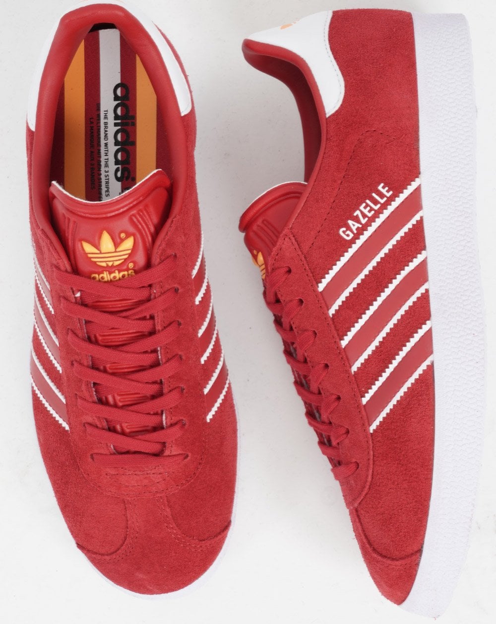 Adidas Gazelle Trainers Red/white