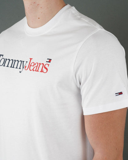 Tommy Jeans Logo T-shirt White