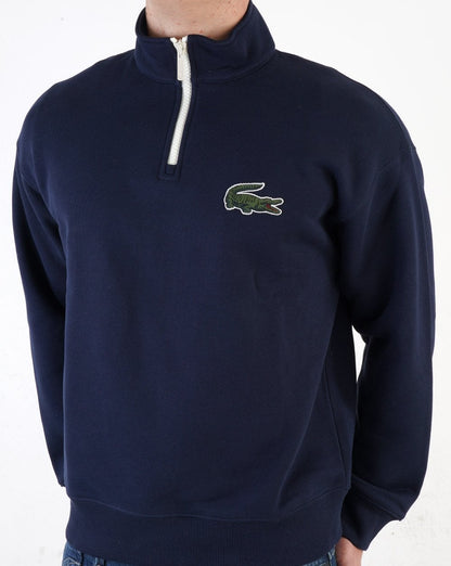 Lacoste 1/4 Zip Sweatshirt Navy