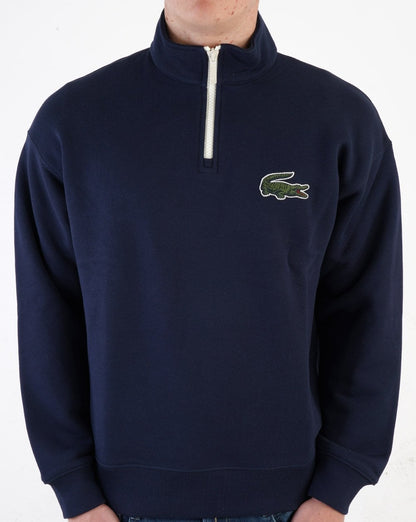 Lacoste 1/4 Zip Sweatshirt Navy