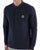 MA. STRUM Long Sleeve Pique Polo Shirt Navy