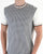 Ska & Soul Houndstooth Panel T-shirt Ecru