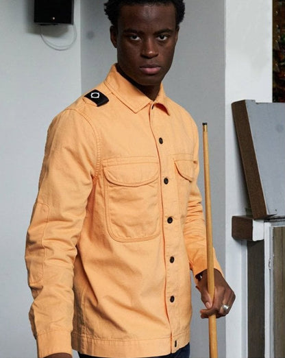 Ma.strum Two Pocket Overshirt Orange