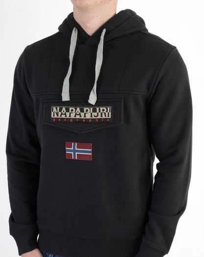 Napapijri Burgee Winter Hooded Sweatshirt Black