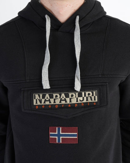 Napapijri Burgee Winter Hooded Sweatshirt Black