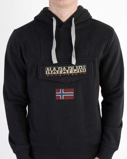 Napapijri Burgee Winter Hooded Sweatshirt Black