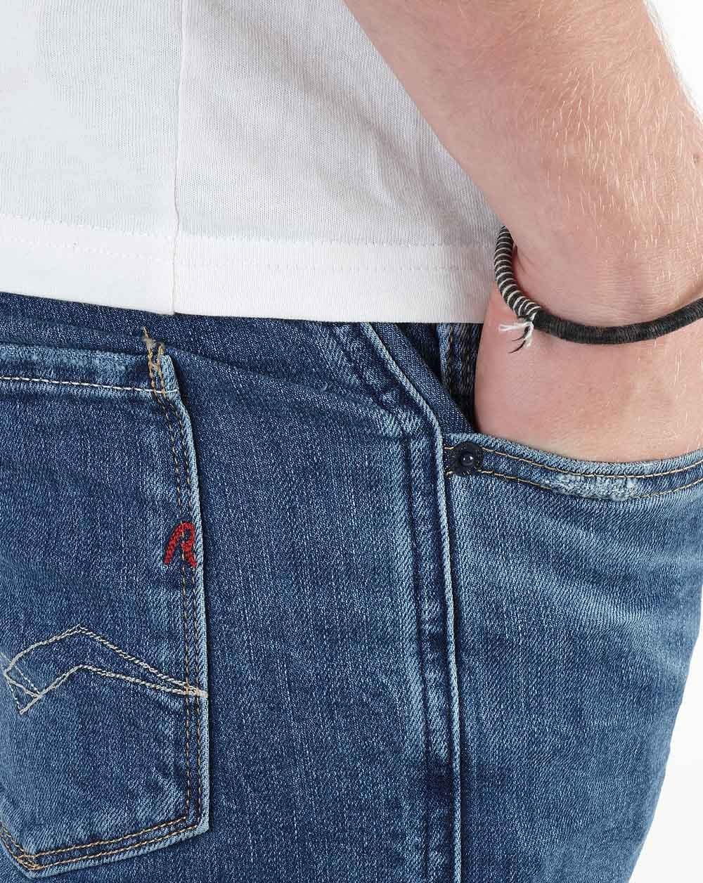 Replay Anbass Slim Fit Jeans Medium Blue
