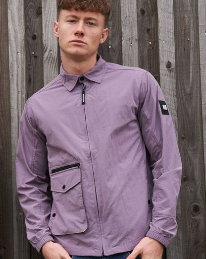 Weekend Offender Vinnie Overshirt Soft Grape