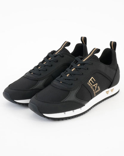 EA7 Emporio Armani Runner Trainer Black/Gold/White