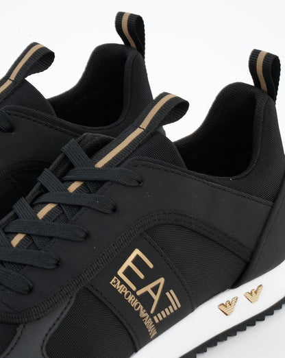 EA7 Emporio Armani Runner Trainer Black/Gold/White